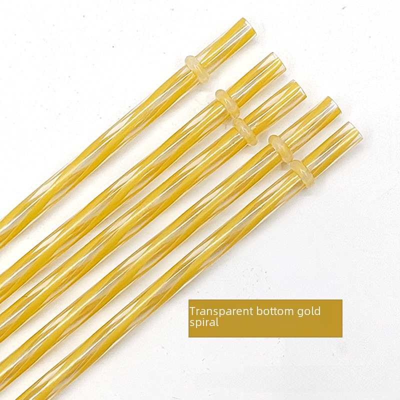 12 Color Reusable Plastic Straws for Holidays